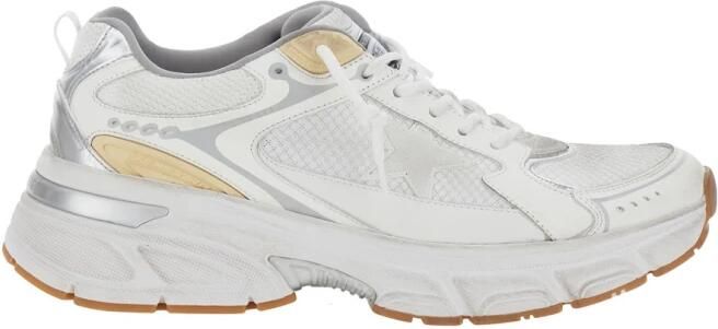 Golden Goose Lightstar Sneakers Wit Geel Design