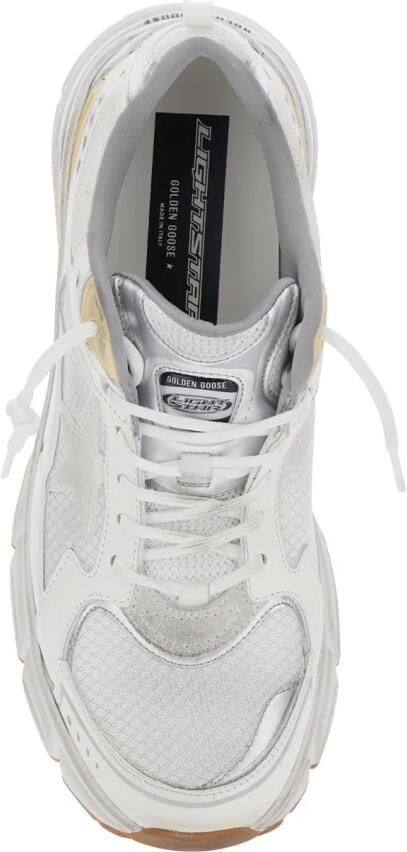 Golden Goose Lightstar Sneakers Wit Geel Design - Foto 5