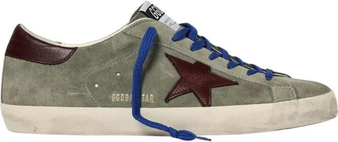 Golden Goose Low Top Casual Schoen met Steraccent en Vetersluiting