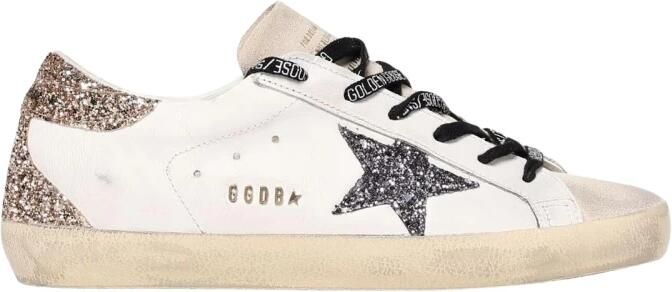 Golden Goose Superstar Sneakers met Glitterdetail White Dames - Foto 3