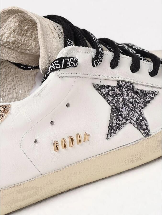 Golden Goose Superstar Sneakers met Glitterdetail White Dames - Foto 2