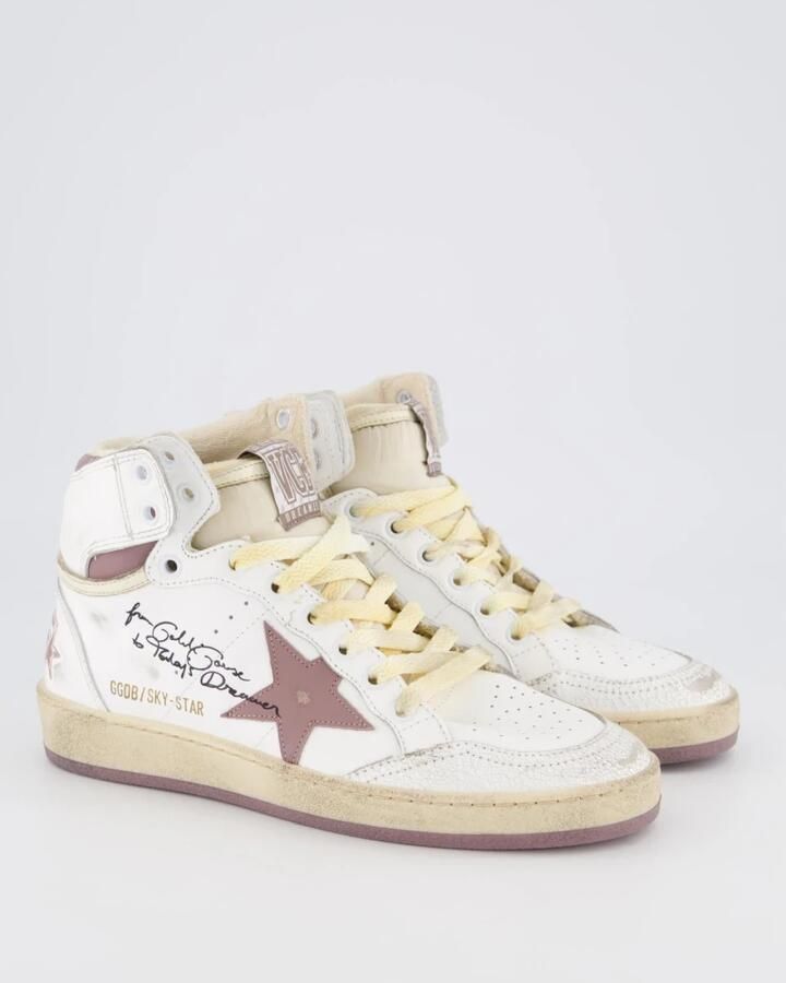 Golden Goose Sneakers Sky Star White Dames - Foto 4