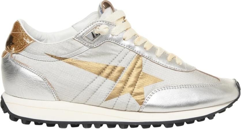 Golden Goose Low-Top Sneakers Running Marathon Sneakers in zilver - Foto 3