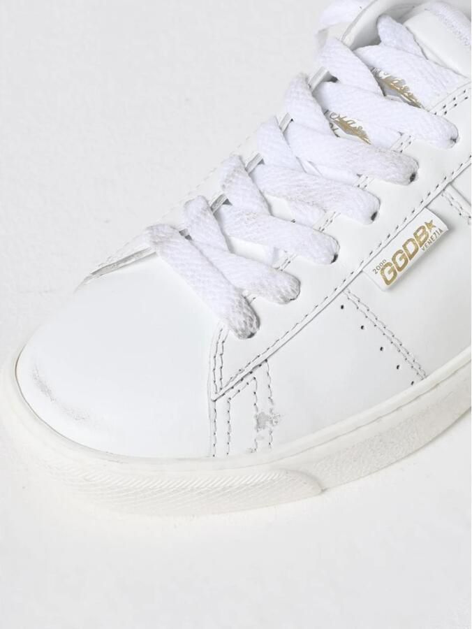 Golden Goose Low-Top Sneakers Low-Top White Leather Sneakers in meerkleurig