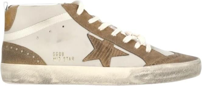 Golden Goose Low-Top Sneakers Grey Mid Star Sneakers in grijs - Foto 4