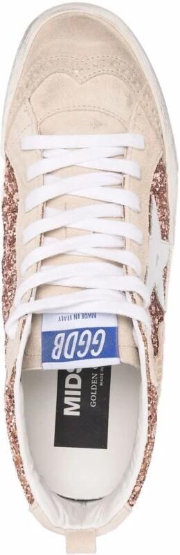 Golden Goose Glitter Midstar Leren Sneakers Multicolor Dames - Foto 5
