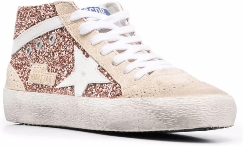 Golden Goose Glitter Midstar Leren Sneakers Multicolor Dames - Foto 3