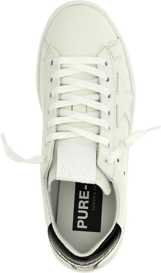 Golden Goose Low-Top Sneakers Pure Star Leather Upper And Star Patent Heel Sneak in wit - Foto 2
