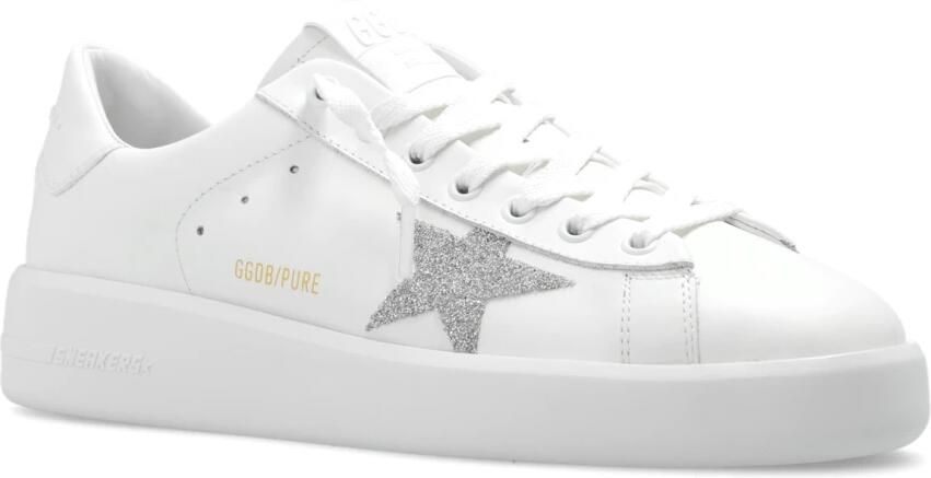 Golden Goose Witte Leren Sneakers met Elegante Sterdetail White Dames - Foto 5