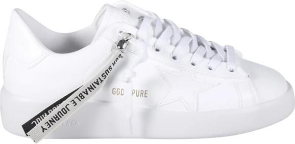 Golden Goose Witte Leren Sterrensneakers Pure Stijl White Dames - Foto 6