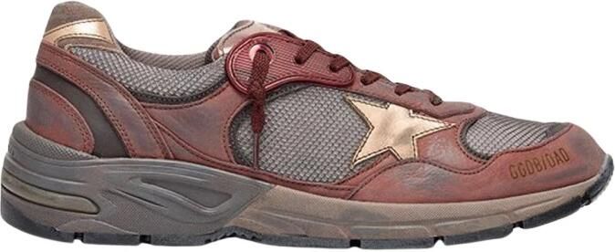 Golden Goose Running Dad New Net Nabuk And Leather