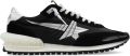Golden Goose Zwarte Stof Suède Hardloop Marathon Sneakers Black Heren - Zwart