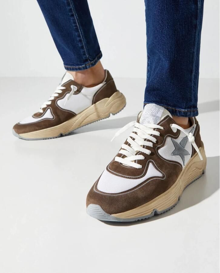Golden Goose Beige Running Sneakers met Ster Patch - Foto 3