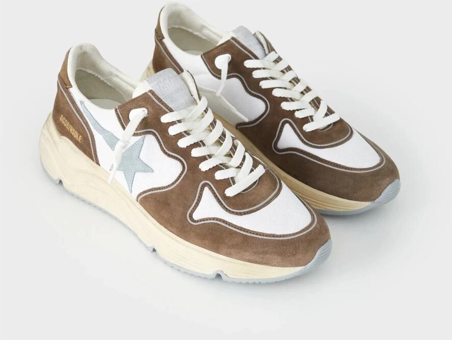Golden Goose Beige Running Sneakers met Ster Patch - Foto 4