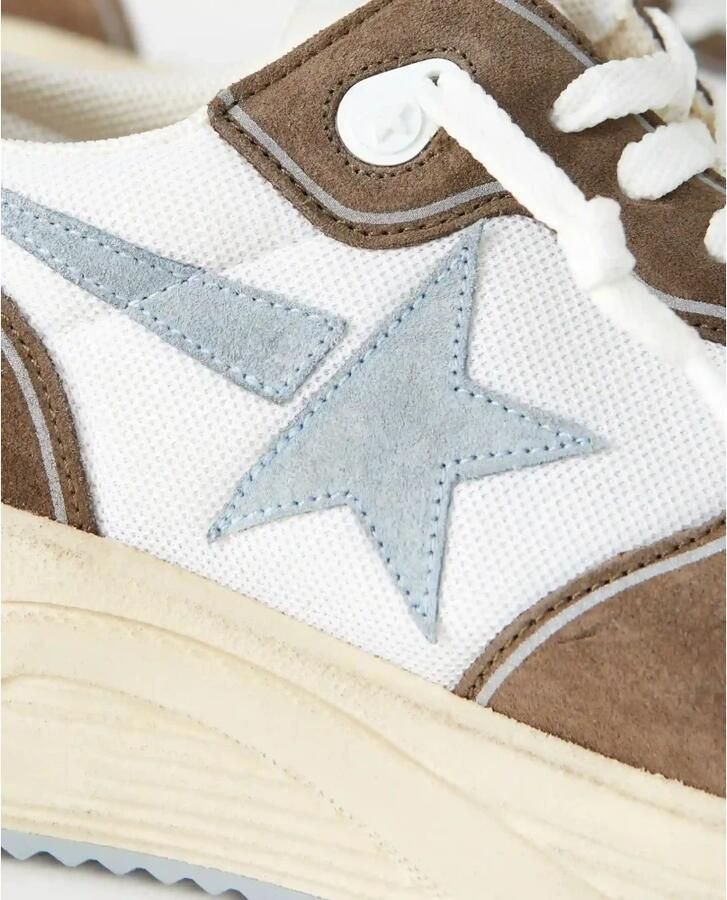 Golden Goose Beige Running Sneakers met Ster Patch - Foto 2
