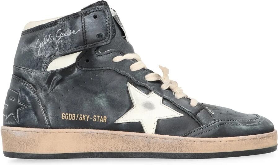 Golden Goose Zwarte Sneakers voor Mannen Aw24 Black Heren