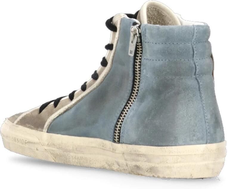 Golden Goose Low-Top Sneakers Dames Slide Wave in blauw