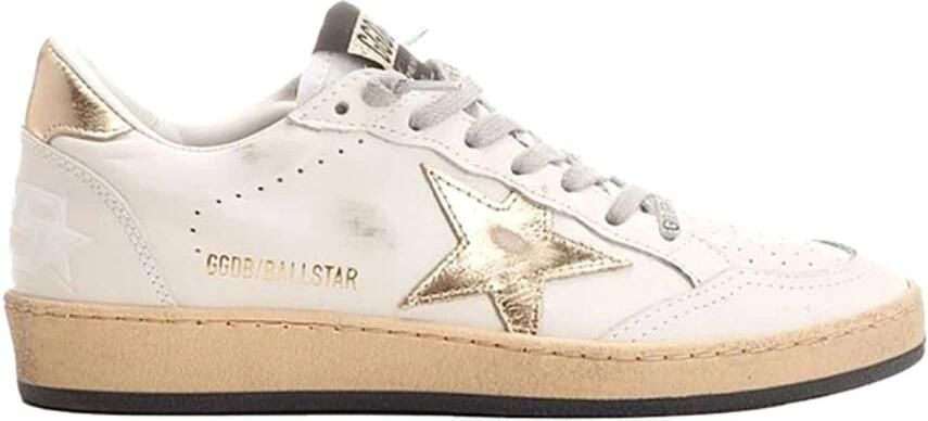 Golden Goose Gelamineerde ster en hiel van lederen bovenwerk White Dames - Foto 10