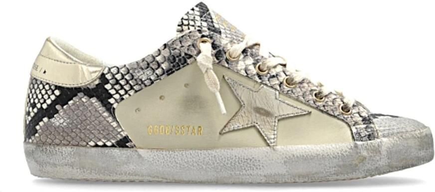 Golden Goose Low-Top Sneakers Grey Super Star Double Quarter Sneakers in grijs - Foto 3