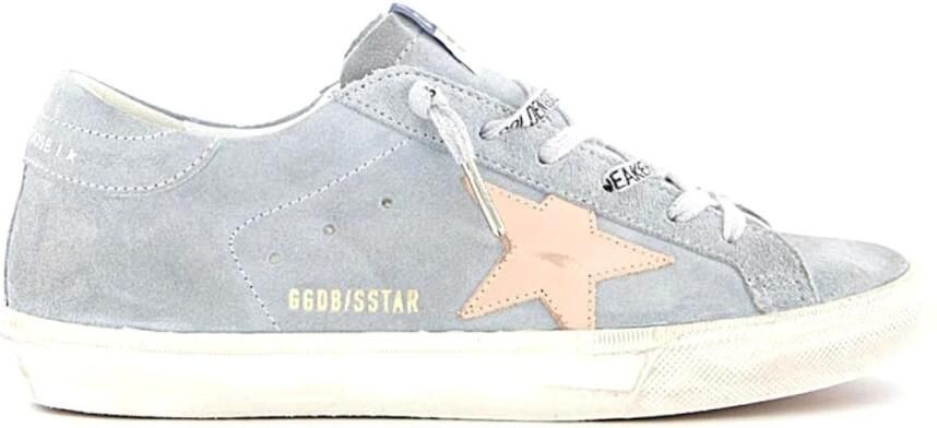 Golden Goose Low-Top Sneakers Dames Super-Star Sneaker Suede Blauw in blauw - Foto 3