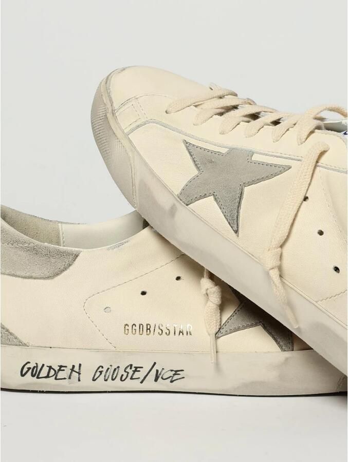 Golden Goose Super-Star Nappa Upper Nabuk Star Sue Tong Heel White Heren - Foto 3