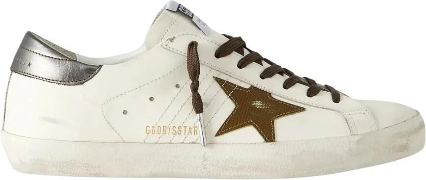 Golden Goose Stijlvolle Casual Schoenen met Steraccent en Vetersluiting voor Dagelijks Gebruik - Foto 4