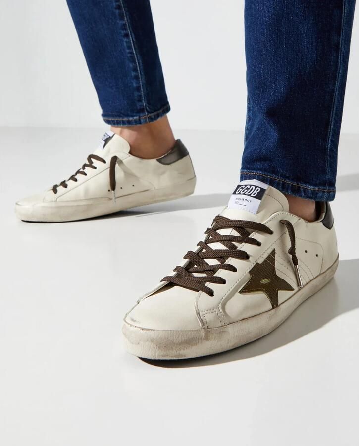 Golden Goose Stijlvolle Casual Schoenen met Steraccent en Vetersluiting voor Dagelijks Gebruik - Foto 2
