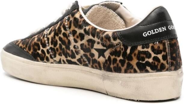 Golden Goose Leopard Soul Star Bruine Sneakers Brown Dames - Foto 3