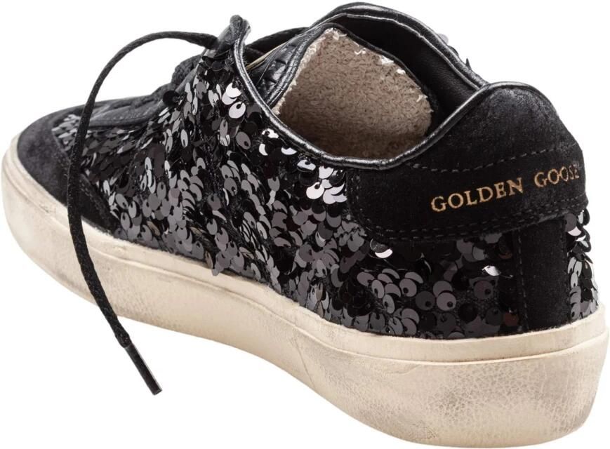 Golden Goose Soul Star Sequin and Leather Sneakers