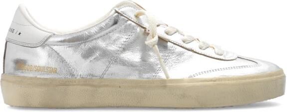 Golden Goose Zilveren Soul Star Gelamineerde Sneakers Gray Dames
