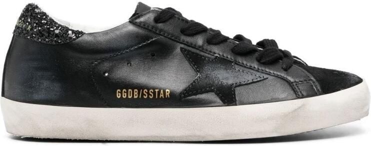 Golden Goose Vintage Distressed Lace-Up Sneakers - Foto 5