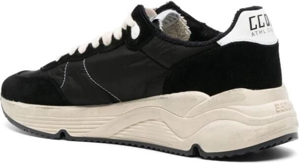 Golden Goose Zwarte Witte Hardloopschoenen met Nylon Bovenwerk en Suède Neus Zwart Heren - Foto 2