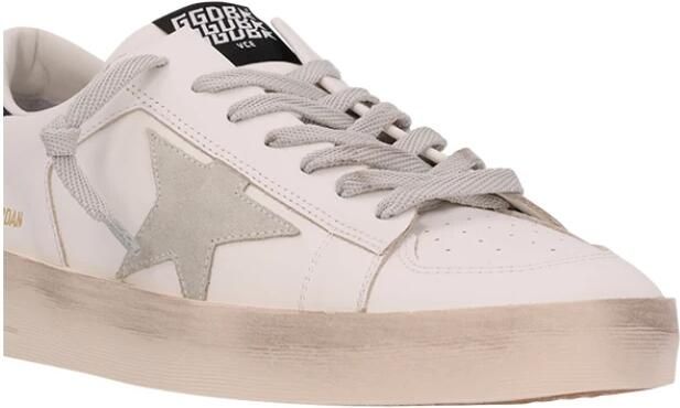 Golden Goose Blauwe Leren Sneakers met Ster Patch White - Foto 5