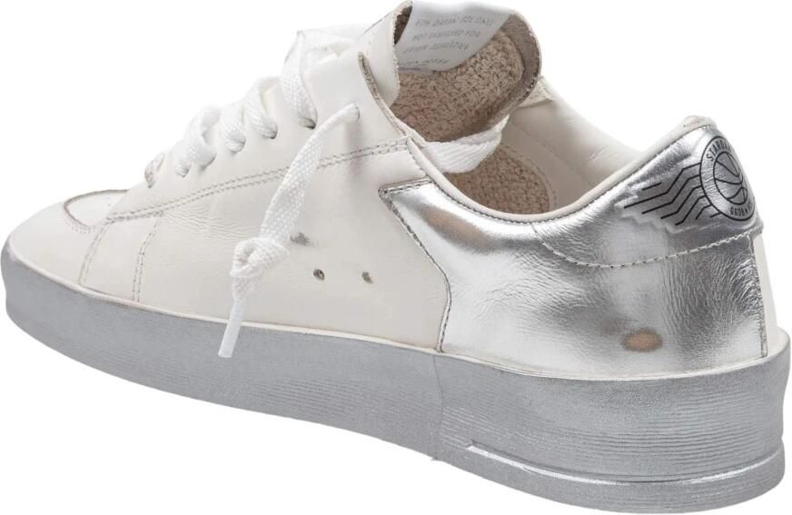 Golden Goose Low-Top Sneakers White Front Lace-Up Sneakers in wit - Foto 4