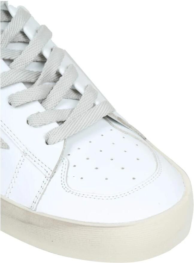 Golden Goose Blauwe Leren Sneakers met Ster Patch White - Foto 4