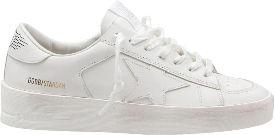 Golden Goose Low-Top Sneakers White Front Lace-Up Sneakers in wit
