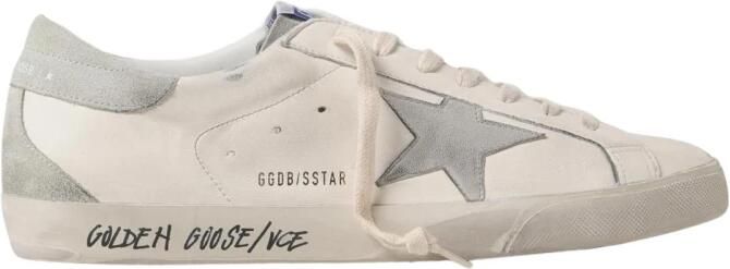Golden Goose Super-Star Nappa Upper Nabuk Star Sue Tong Heel White Heren - Foto 20