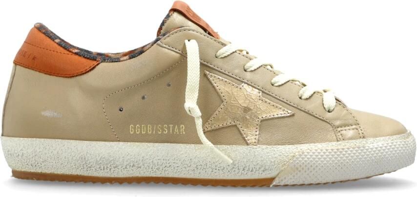 Golden Goose Super Star Bike With Folded Lin Sneakers