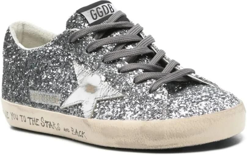 Golden Goose Super Star Glitter Sneakers