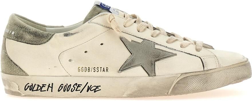 Golden Goose Super-Star Nappa Upper Nabuk Star Sue Tong Heel White Heren - Foto 13