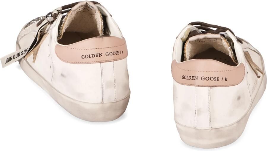 Golden Goose Witte Leren Sneakers Super Star White Dames - Foto 2