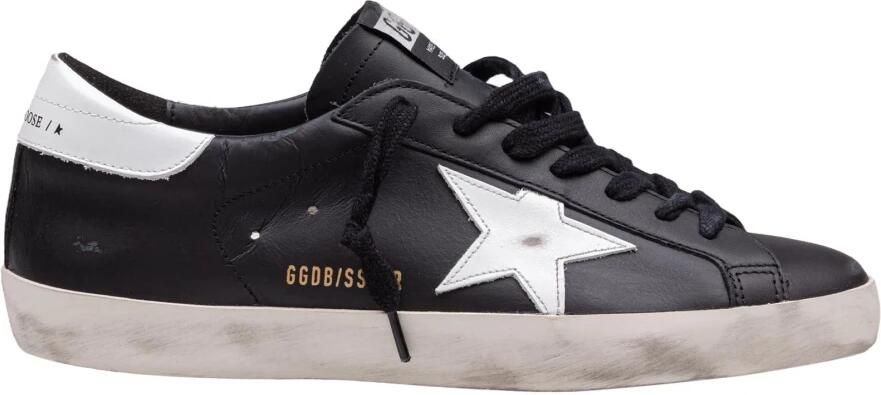 Golden Goose Scarpa Donna Super-Star Leather Upper Shiny Leather Star AND Heel - Foto 5