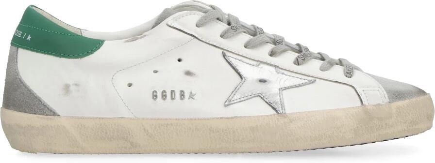 Golden Goose Heren Lichtblauwe Lamsskin Jas met Witte Mouwen Wit Heren - Foto 3