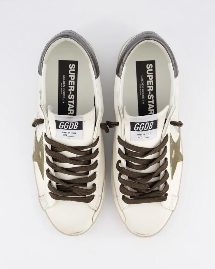 Golden Goose Leren Super-Star Sneakers met Cocco Print
