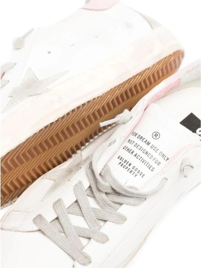 Golden Goose Sneakers met versleten effect en sterrenlogo Beige Dames