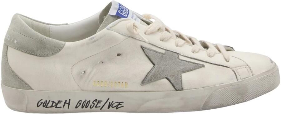 Golden Goose Super-Star Nappa Upper Nabuk Star Sue Tong Heel White Heren - Foto 7