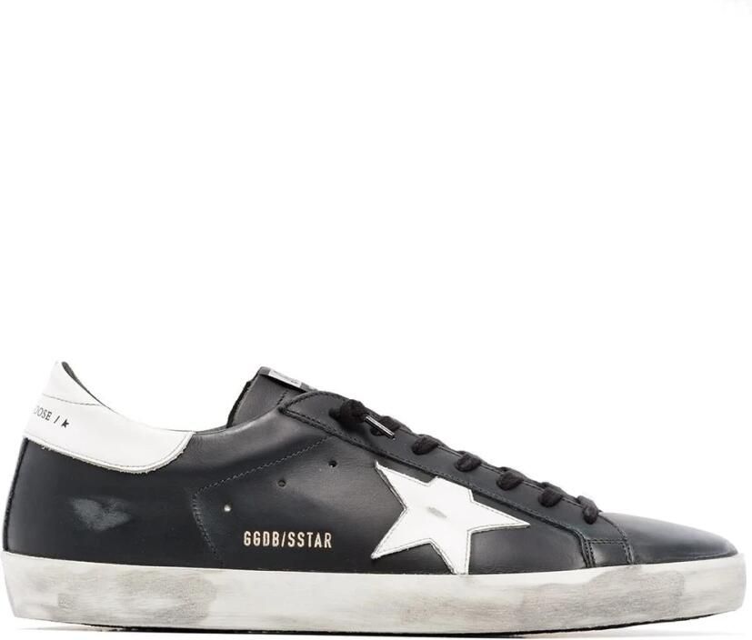 Golden Goose Scarpa Donna Super-Star Leather Upper Shiny Leather Star AND Heel