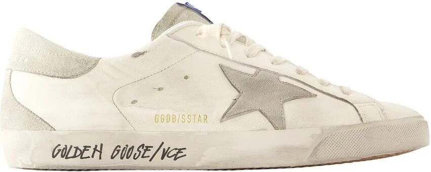 Golden Goose Super-Star Nappa Upper Nabuk Star Sue Tong Heel White Heren