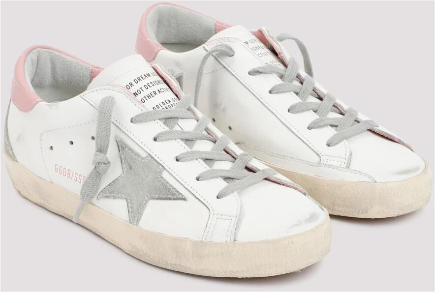 Golden Goose Sneakers met versleten effect en sterrenlogo Beige Dames - Foto 4