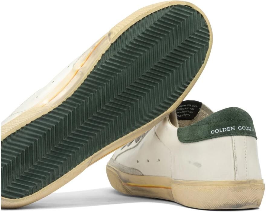 Golden Goose Lage leren sneakers met contrasterende hiel